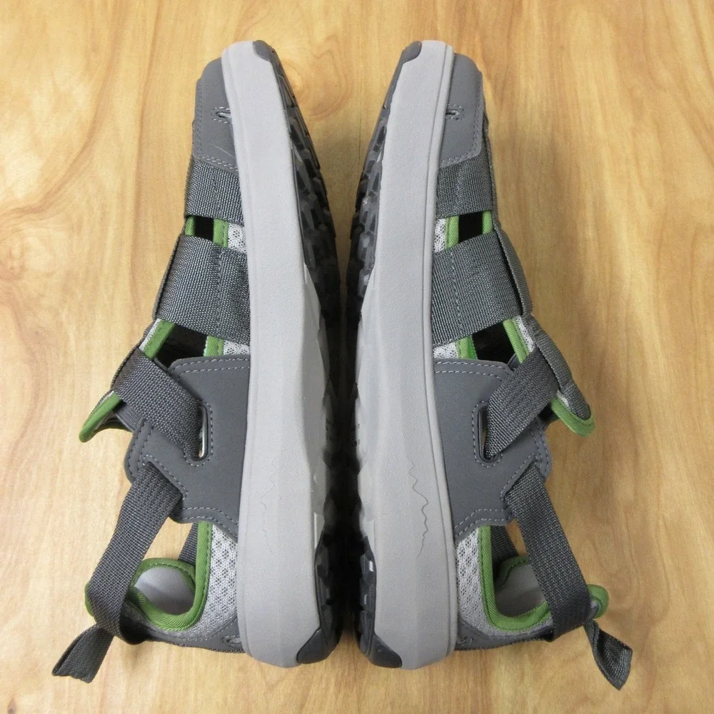 STIO Cut Bank Hybrid Water Shoe Sandal Mens 10 Gray Green Outdoor Adventure NEW